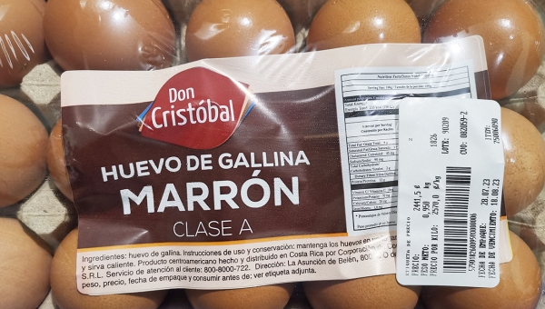 Huevos Gallina Marron Clase A 950g / Don Cristobal