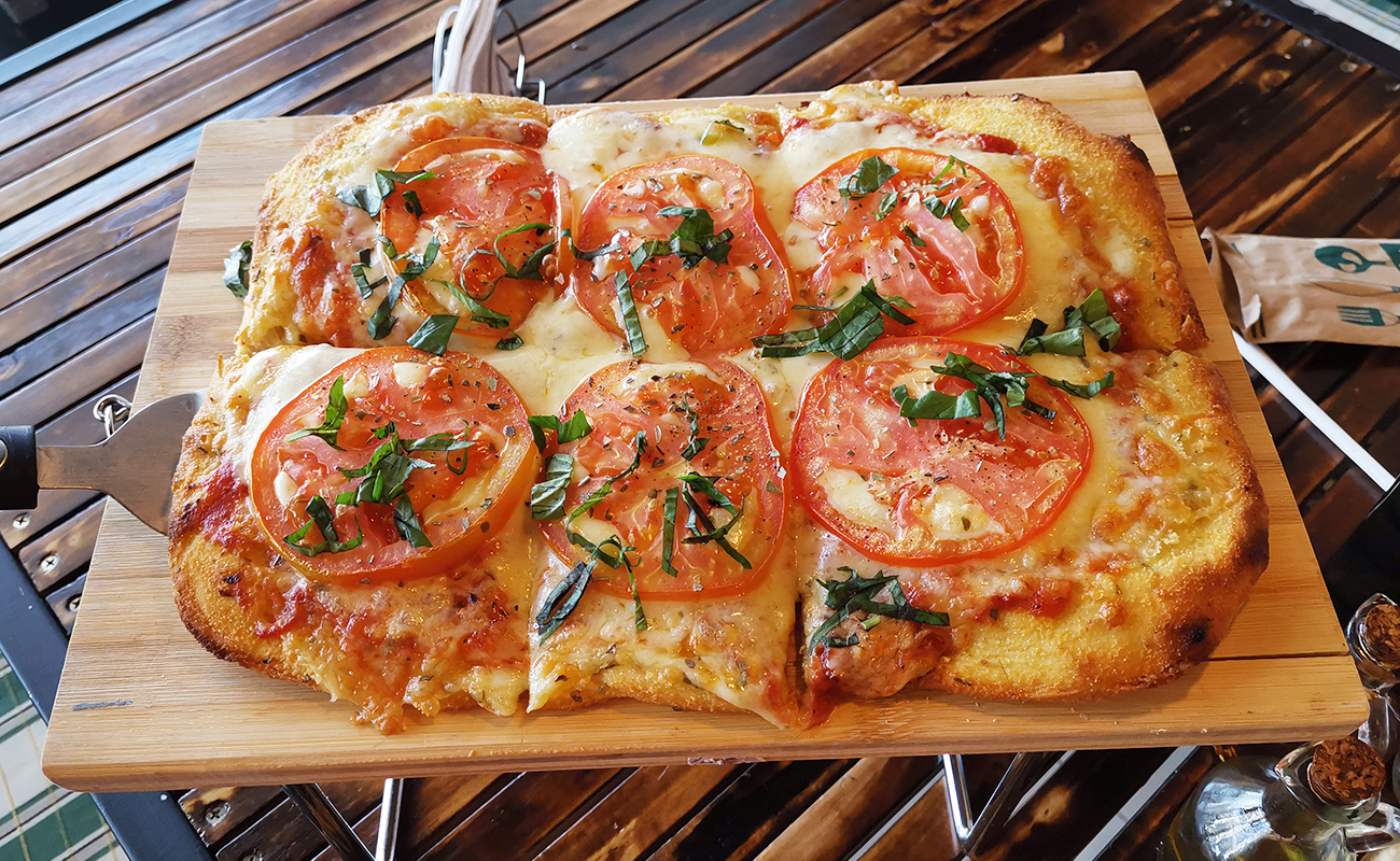 Pizza Margarita : Restaurante Panadería Arte Pan