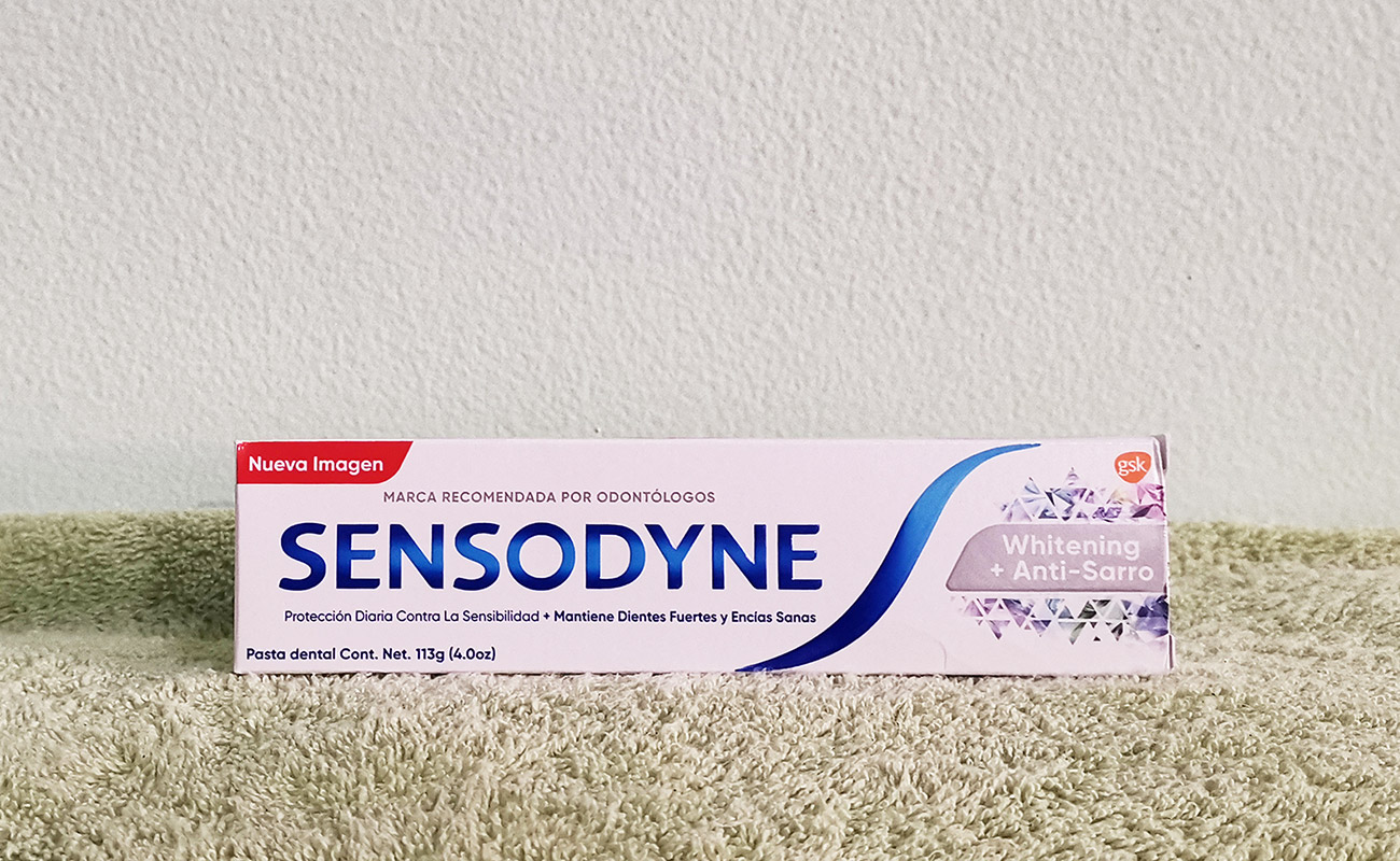 Pasta Dental 113g blanqueador anti-sarro / Sensodyne, GSK, Masxmenos, Flores, Heredia-08082023