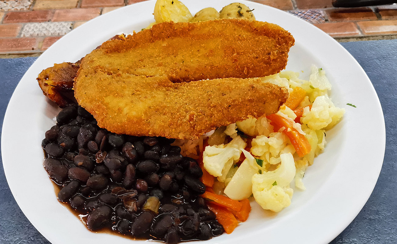 Casado con Pescado / Soda Paco, Mercado Municipal, Heredia-17102023