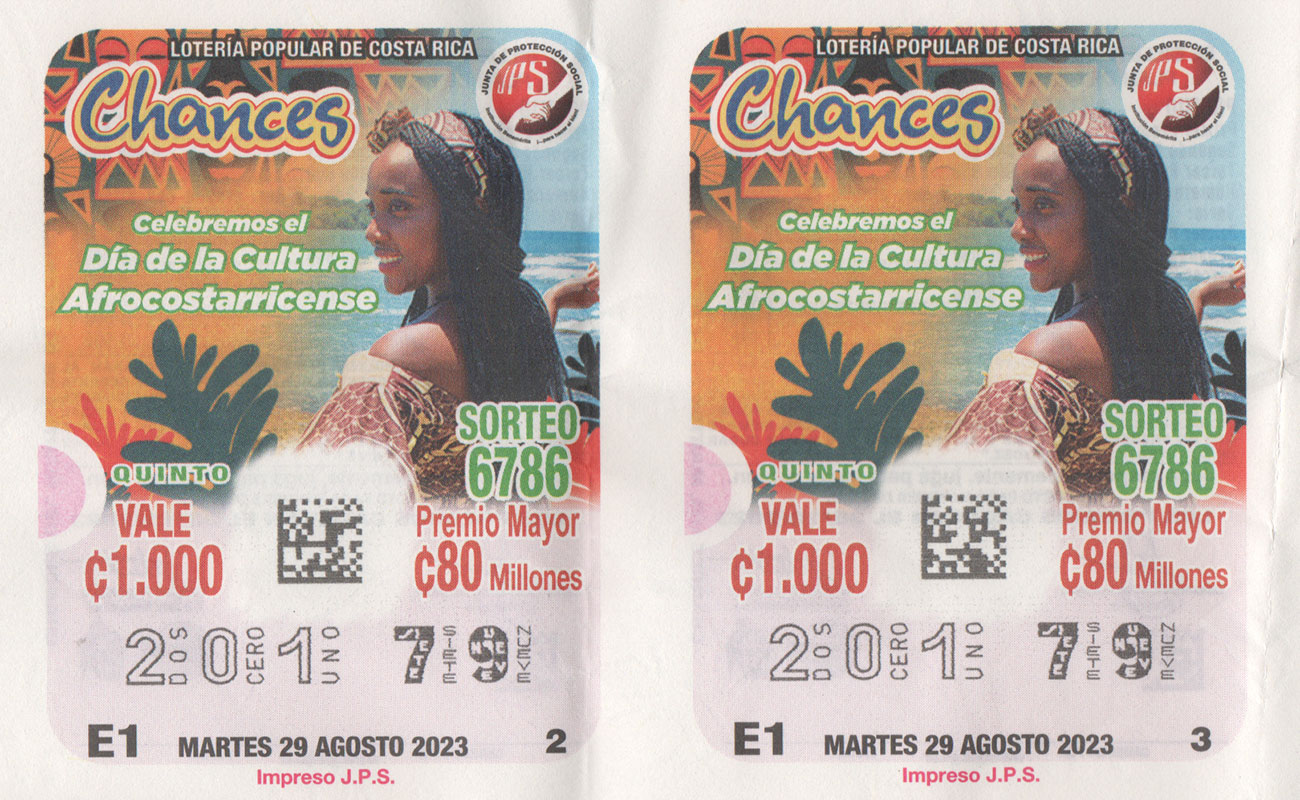 Chances 201-79 jps dia-de-la-cultura-afrocostarricense-martes, Martes-29082023