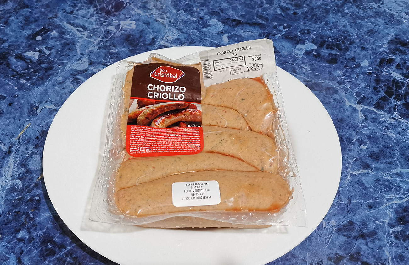 Chorizo Criollo Don Cristobal 642g / Max X Menos, Flores, Heredia-31082023