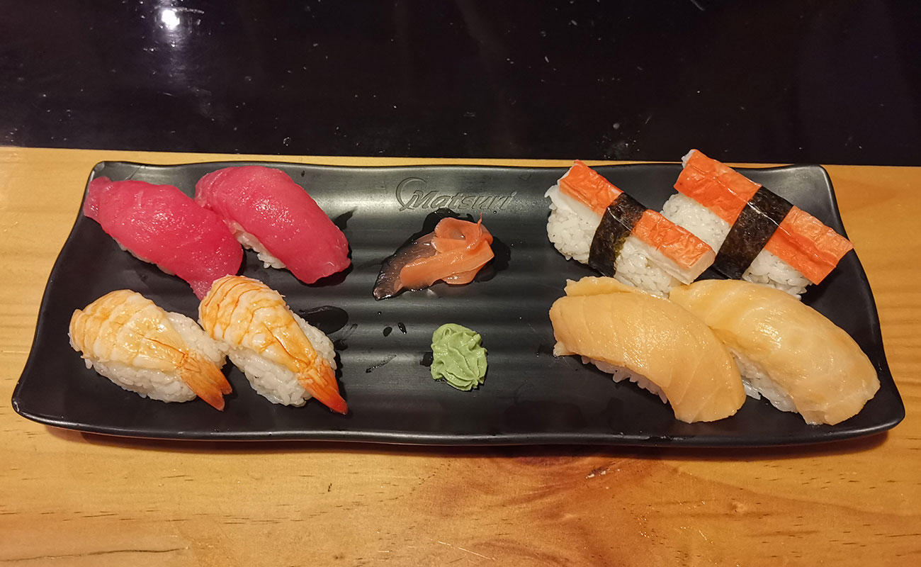 Combinacion Nigiri-8-pzs / Restaurante Japones Matsuri, Rohmoser, Nunciatura, San José-17092023