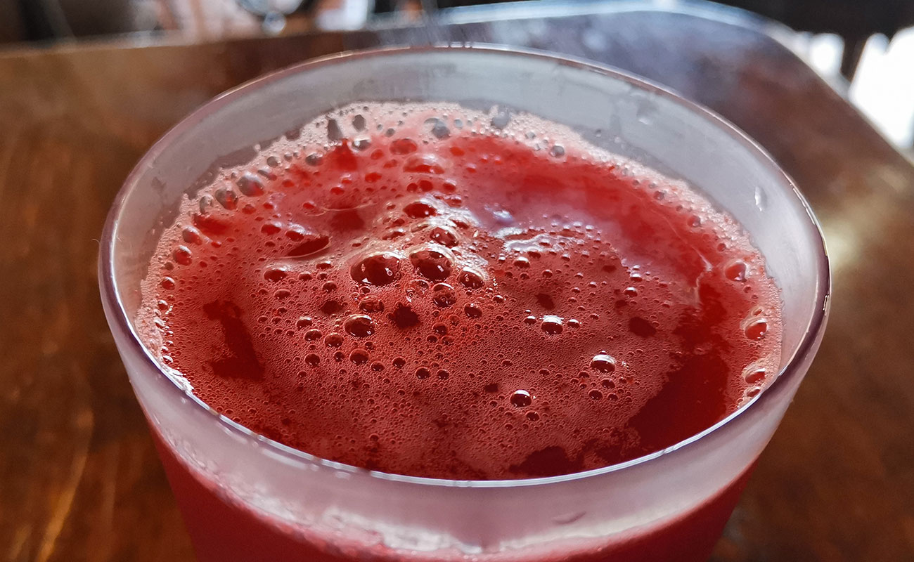 Fresco Mora en Agua / Restaurante Gustos y Sabores, Vara Blanca, Heredia-29092023