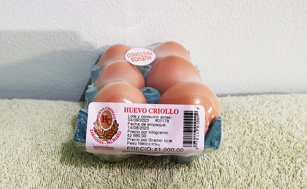 Huello Criollo 6 unidades, Zaragoza, Palmares / Automercado, San Francisco, Heredia-16082023