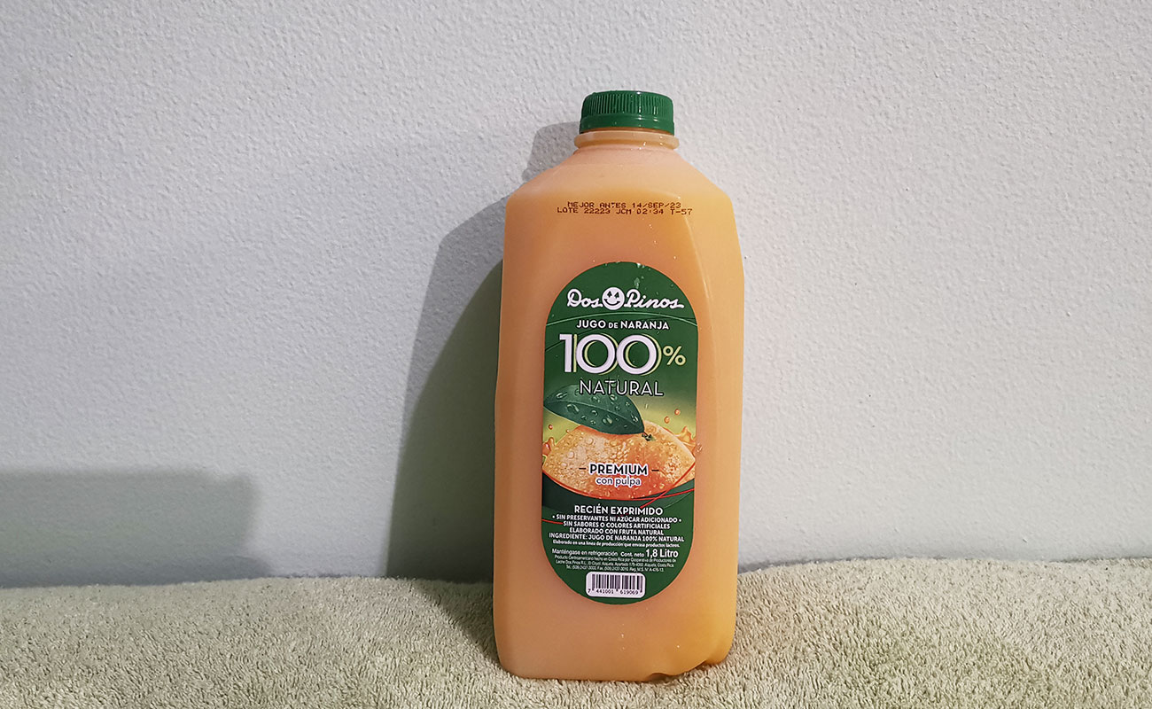Jugo de Naranja 100% Natural 1.8L Dos Pinos / Max X Menos,  Paseo de las Flores, Heredia-24082023