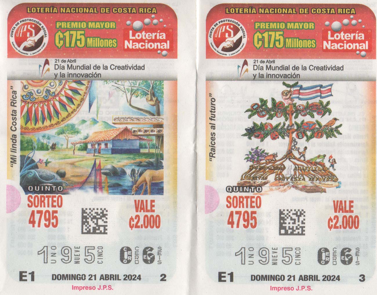 loteria-195-06-jps-dia-mundial-de-la-creatividad-domingo-21042024