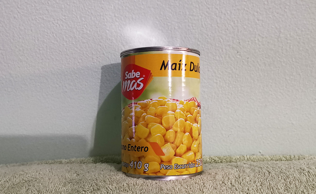 Maíz Dulce Grano Entero 410g / Sabemas, Masxmenos, Flores, Heredia 31082023